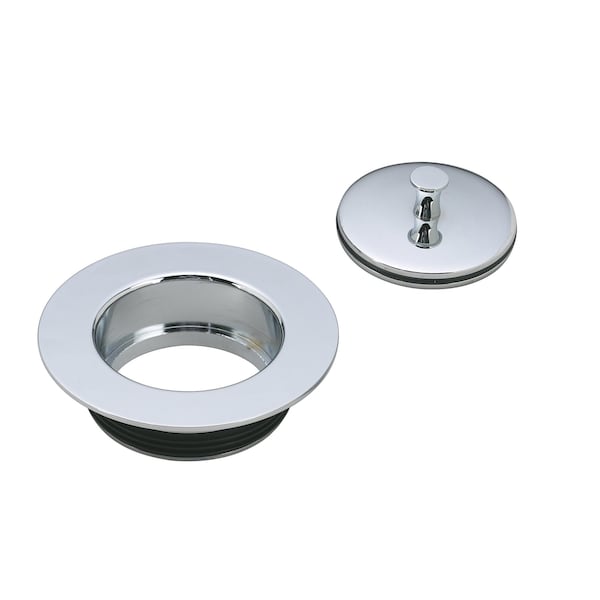 Westbrass Universal Replacement Disposal Flange and Stopper Polished Chrome D212-26 - main